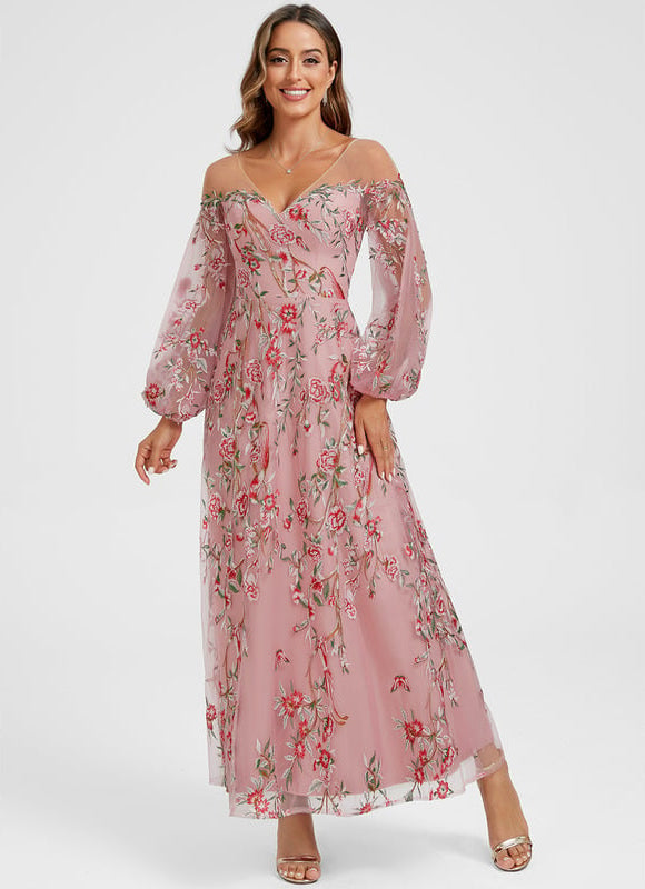 Robe Trapèze Éthérée Noire - gallery 9