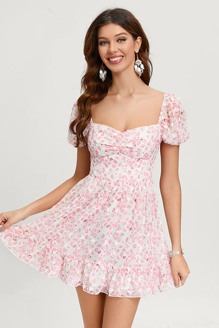 Robe Trapèze Floral Douceur