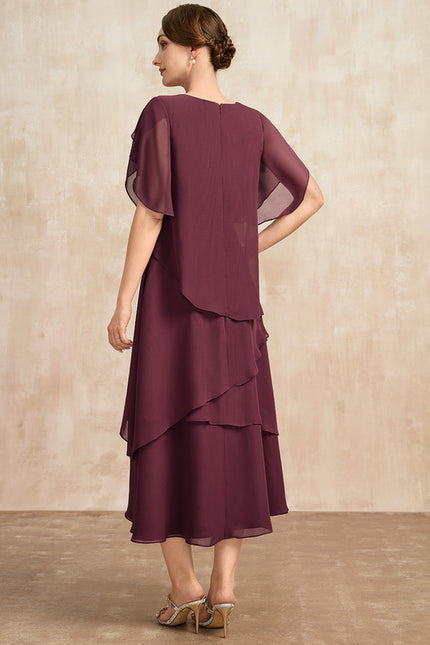 Robe Trapèze Vigne Ambrée - gallery 2