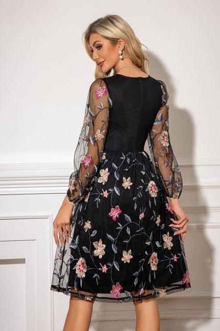 Robe Trapèze Florale Chic - gallery 1
