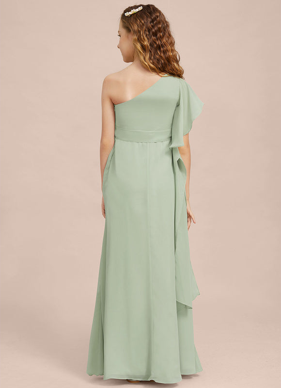 Robe Trapèze Verte Évanescente - gallery 7
