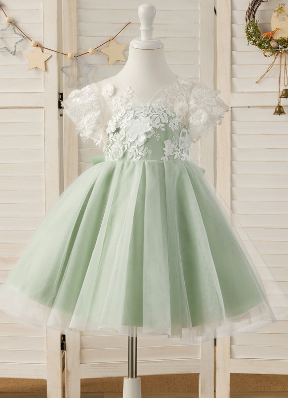 Robe Trapèze Émeraude Légère - gallery 5