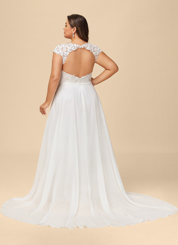 Robe Trapèze Éthérée Satinée - gallery 8