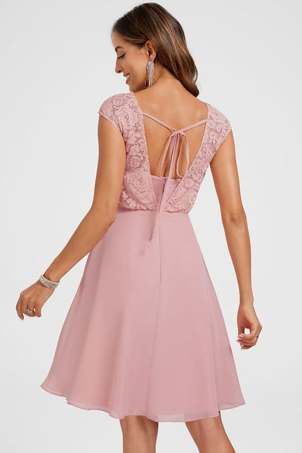 Robe Trapèze Douceur Rosée - gallery 5