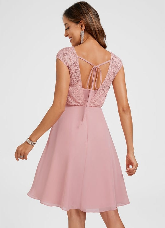 Robe Trapèze Douceur Rosée - gallery 5