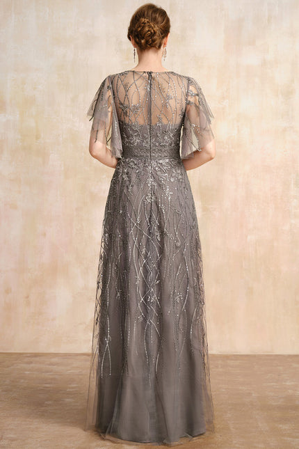 Robe Trapèze Élégance Argentée - gallery 5