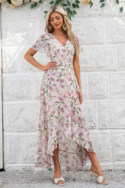 Robe Trapèze Florale Évoquée - gallery 4