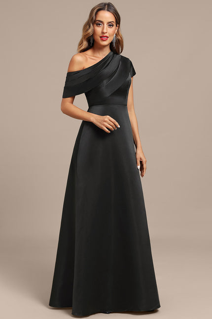 Robe Trapèze Satinée Élégante - gallery 3