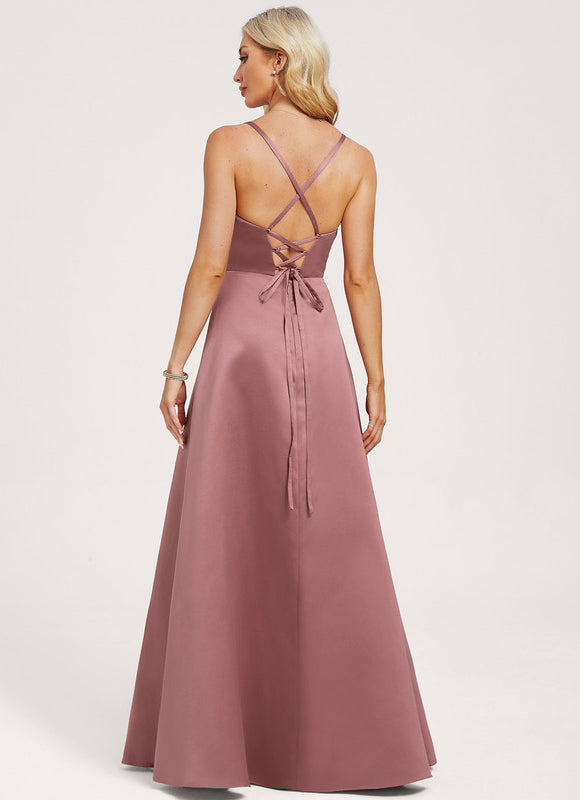 Robe Satin Trapeze - gallery 4