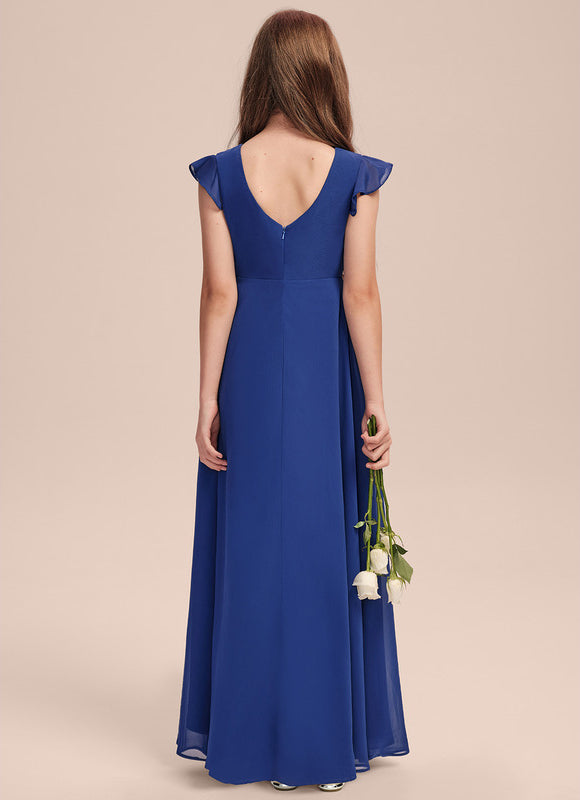 Robe Trapèze Bleu Doux Éclat - gallery 2