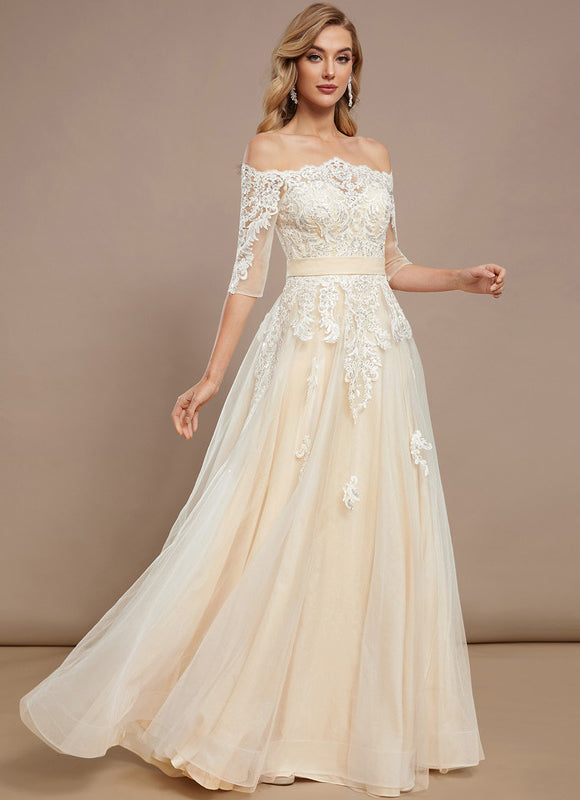 Robe Trapèze Couture Élégante - gallery 1