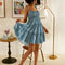 Robe Trapèze Éclat Vichy