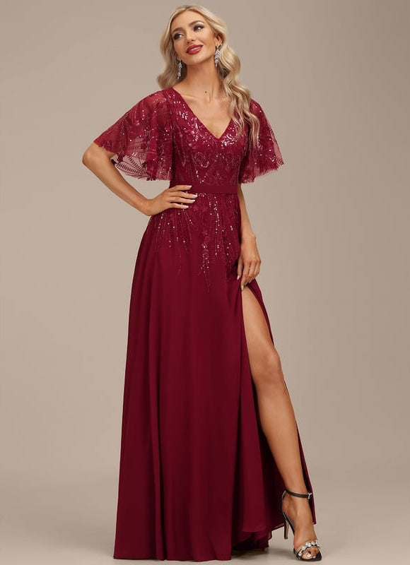 Robe Trapèze Marine Éclatante - gallery 5