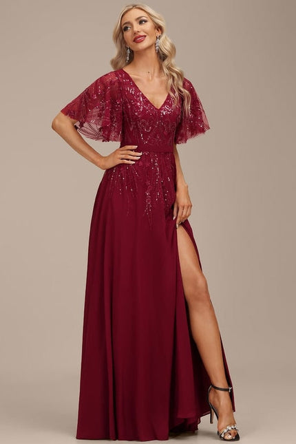 Robe Trapèze Marine Éclatante - gallery 5
