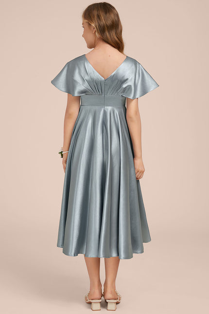 Robe Trapèze Satin Irisé - gallery 1