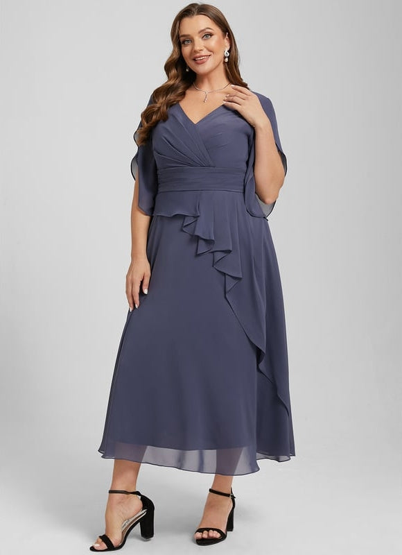 Robe Trapèze Vaporeuse Sereine - gallery 6