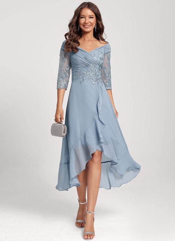 Robe Trapèze Lueur De Soirée - gallery 1