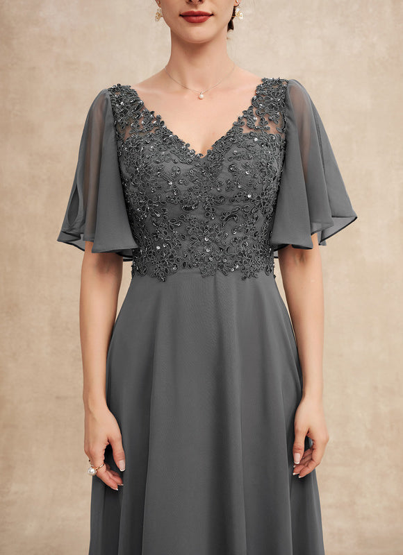 Robe Trapèze Satinée Étoilée - gallery 7
