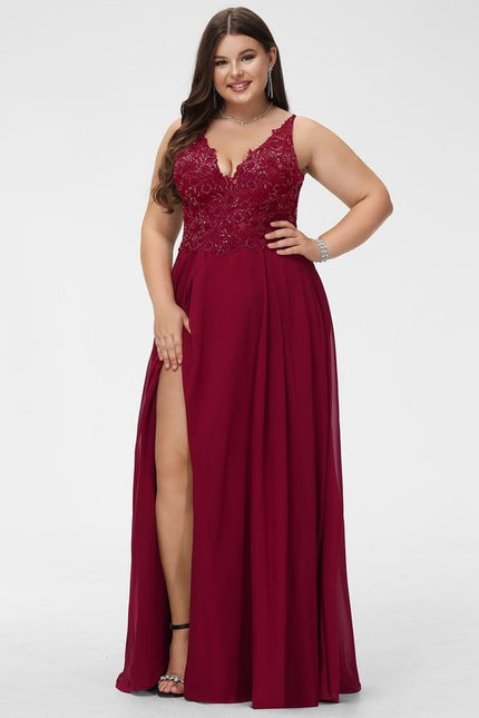 Robe Trapèze Glamour Vaporeuse - gallery 4