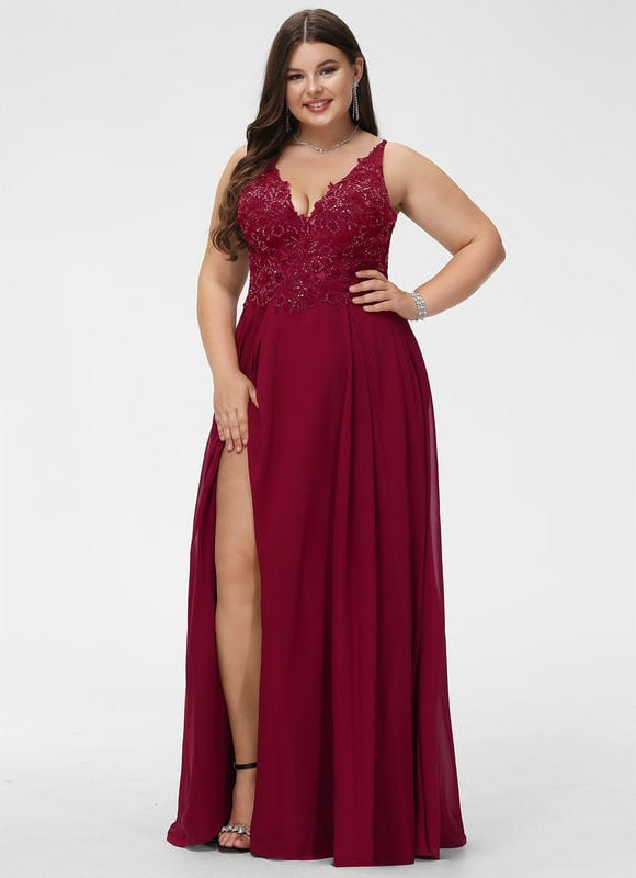 Robe Trapèze Glamour Vaporeuse - gallery 4