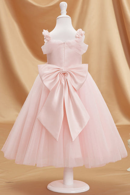 Robe Trapèze Rose Pastel À Fleurs 3D - gallery 9