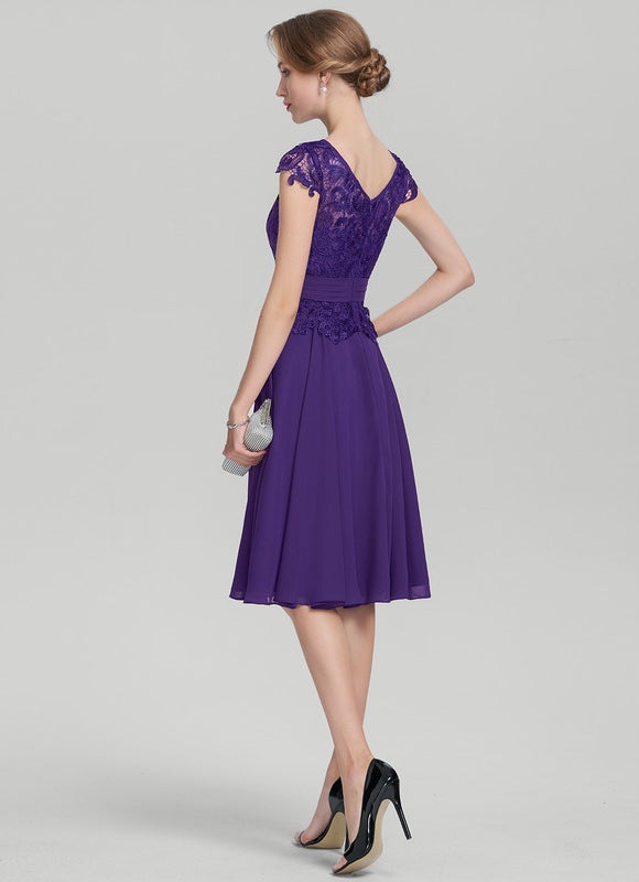 Robe Trapèze Harmonie Écarlate - gallery 4
