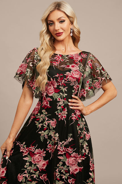 Robe Trapèze Floral Envolée - gallery 1