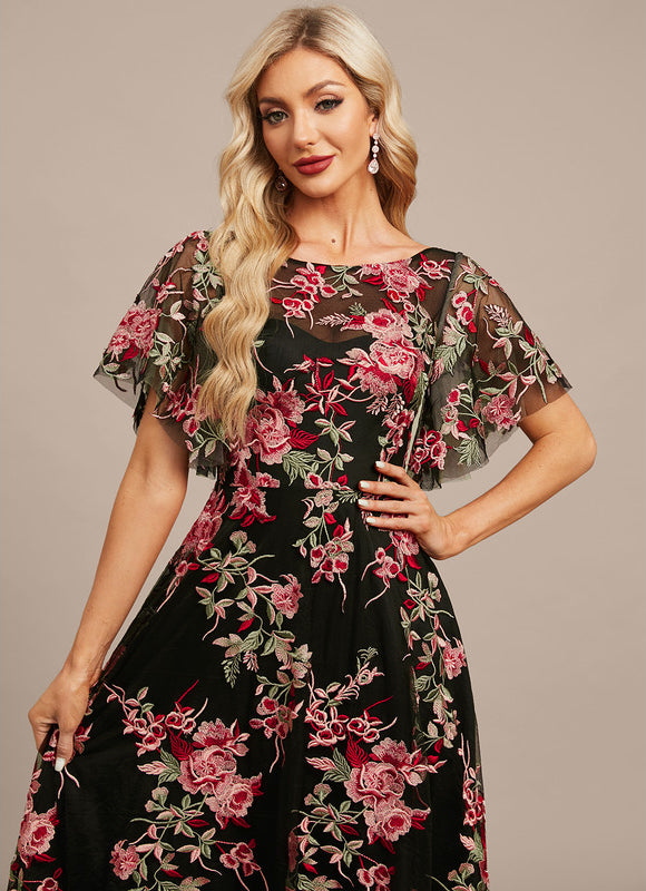 Robe Trapèze Floral Envolée - gallery 1