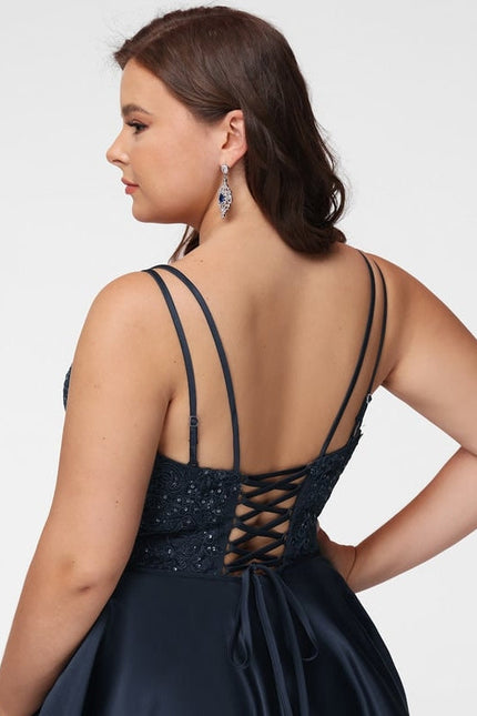 Robe Trapèze Rêve Rosé Satiné - gallery 5