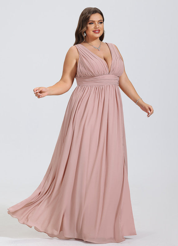 Robe Trapèze Élégante Mousseline - gallery 8