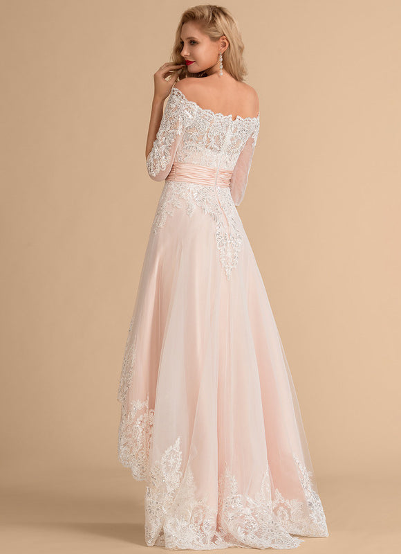 Robe Trapèze Lueur De Rubis Céleste - gallery 6