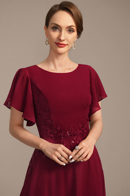Robe Trapèze Rouge Envoûtant - gallery 1