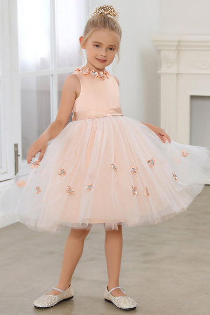 Robe Trapèze Satinée Enfant - gallery 1