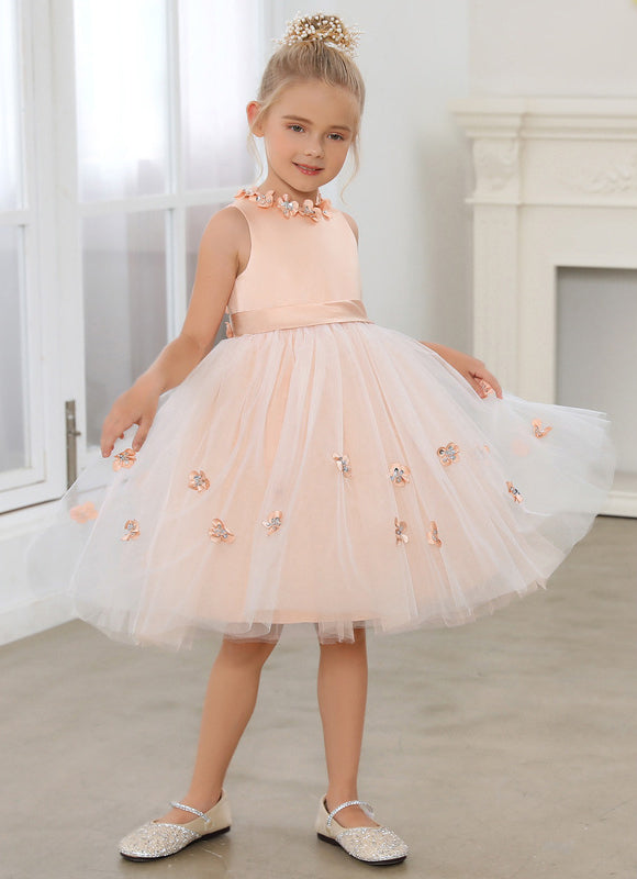 Robe Trapèze Satinée Enfant - gallery 1