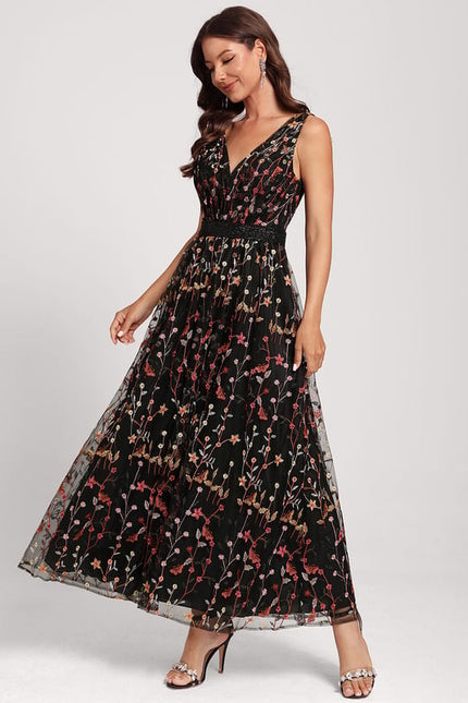 Robe Trapèze Énigme Florale - gallery 5