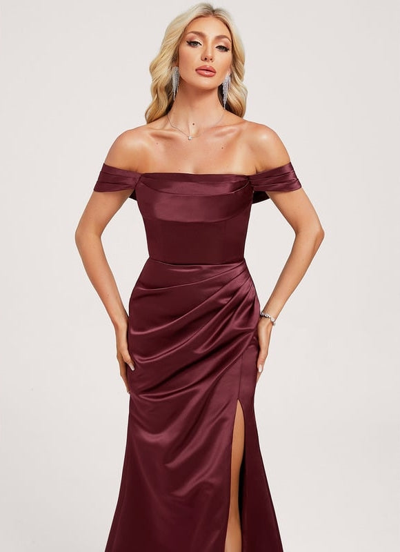 Robe Trapèze Bordeaux Chic - gallery 3