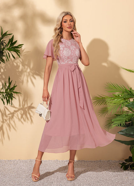 Robe Trapèze Roseau Éthéré