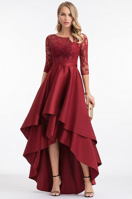 Robe Trapèze Rouge Étoilé - gallery 3