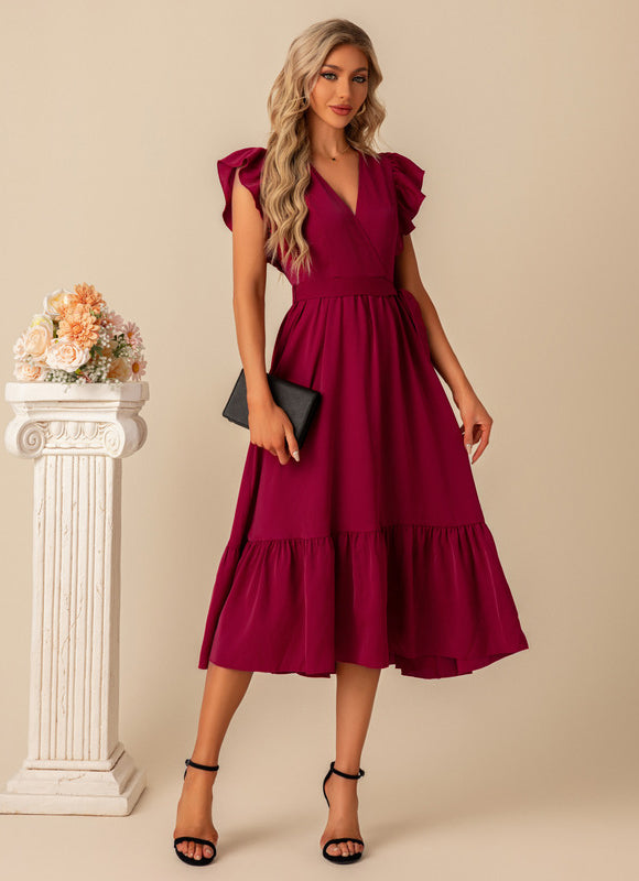 Robe Trapeze Volant - gallery 5
