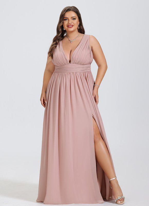 Robe Trapèze Élégante Mousseline - gallery 5