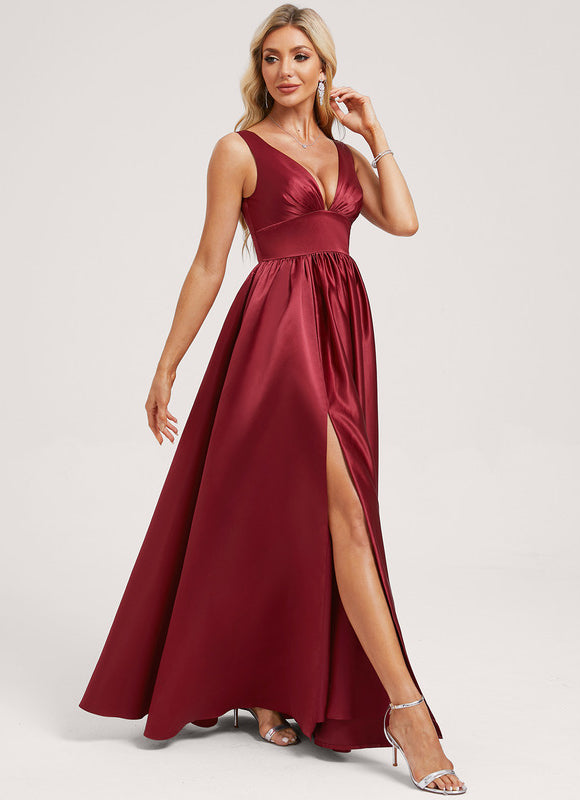 Robe Satin Trapeze - gallery 1