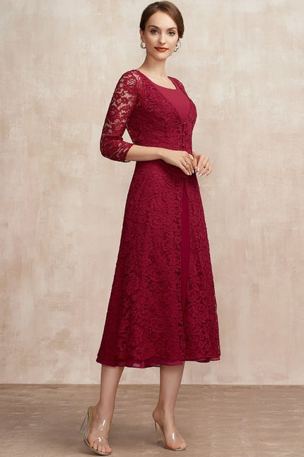 Robe Trapèze Rouge Évanescence - gallery 3