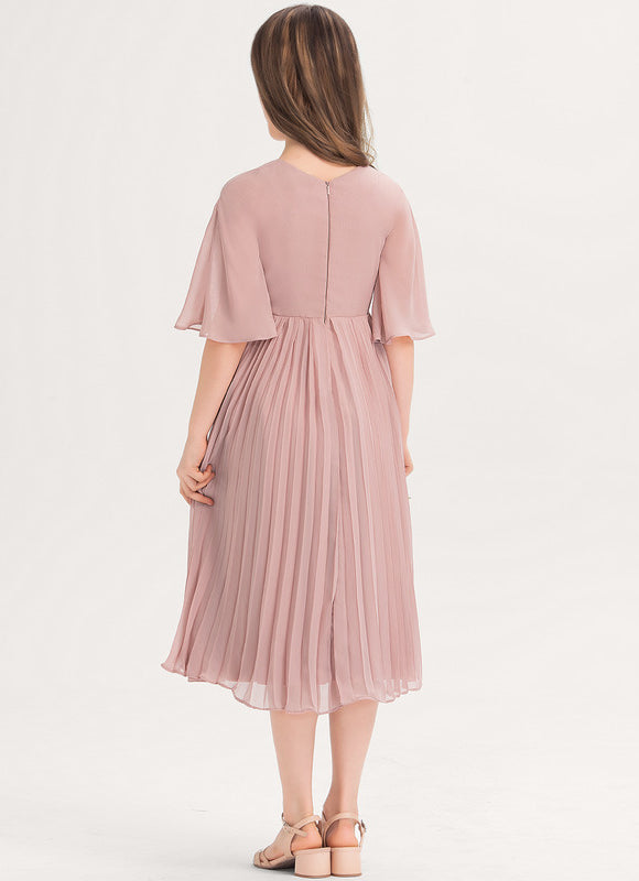 Robe Trapèze Mousseline Chic - gallery 4