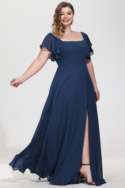 Robe Trapèze Flottante Aqua - gallery 6