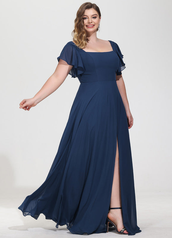 Robe Trapèze Flottante Aqua - gallery 6