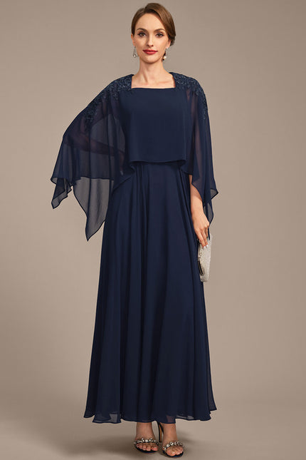 Robe Trapèze Nuit Marine - gallery 3