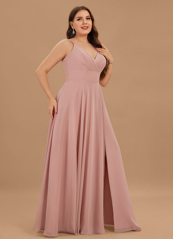 Robe Trapèze Bleu Élégant Longue - gallery 6