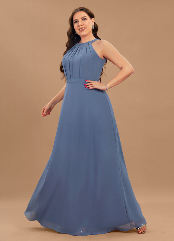 Robe Trapèze Élégance Aquatique - gallery 4