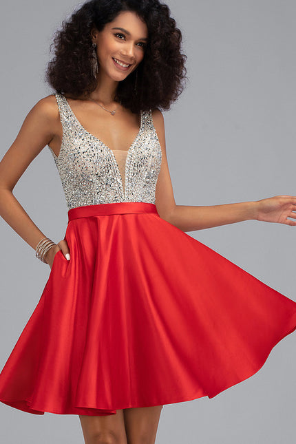 Robe Trapèze Rêve Écarlate - gallery 2