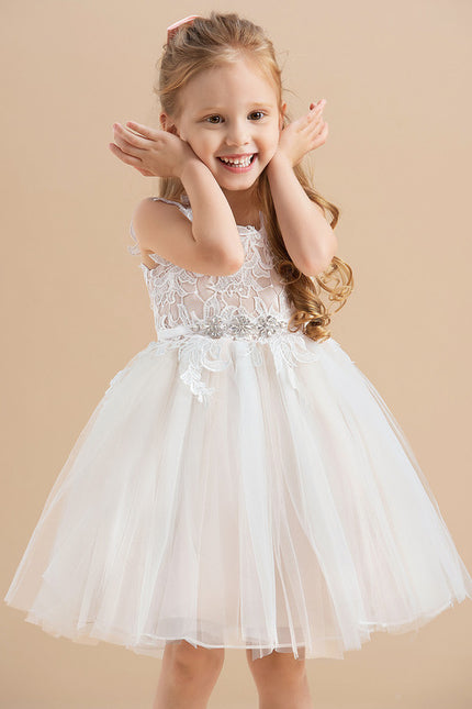 Robe Trapèze Fille Mariage Éclat - gallery 9